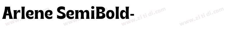Arlene SemiBold字体转换 Arlene SemiBold字体转换